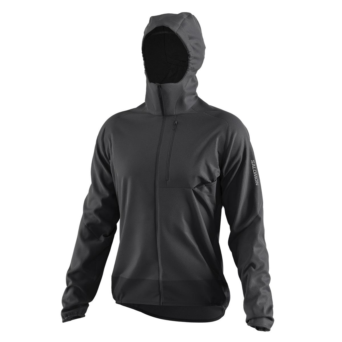 Salomon Bonatti Cross Wind Jacket Men's in Deep Black